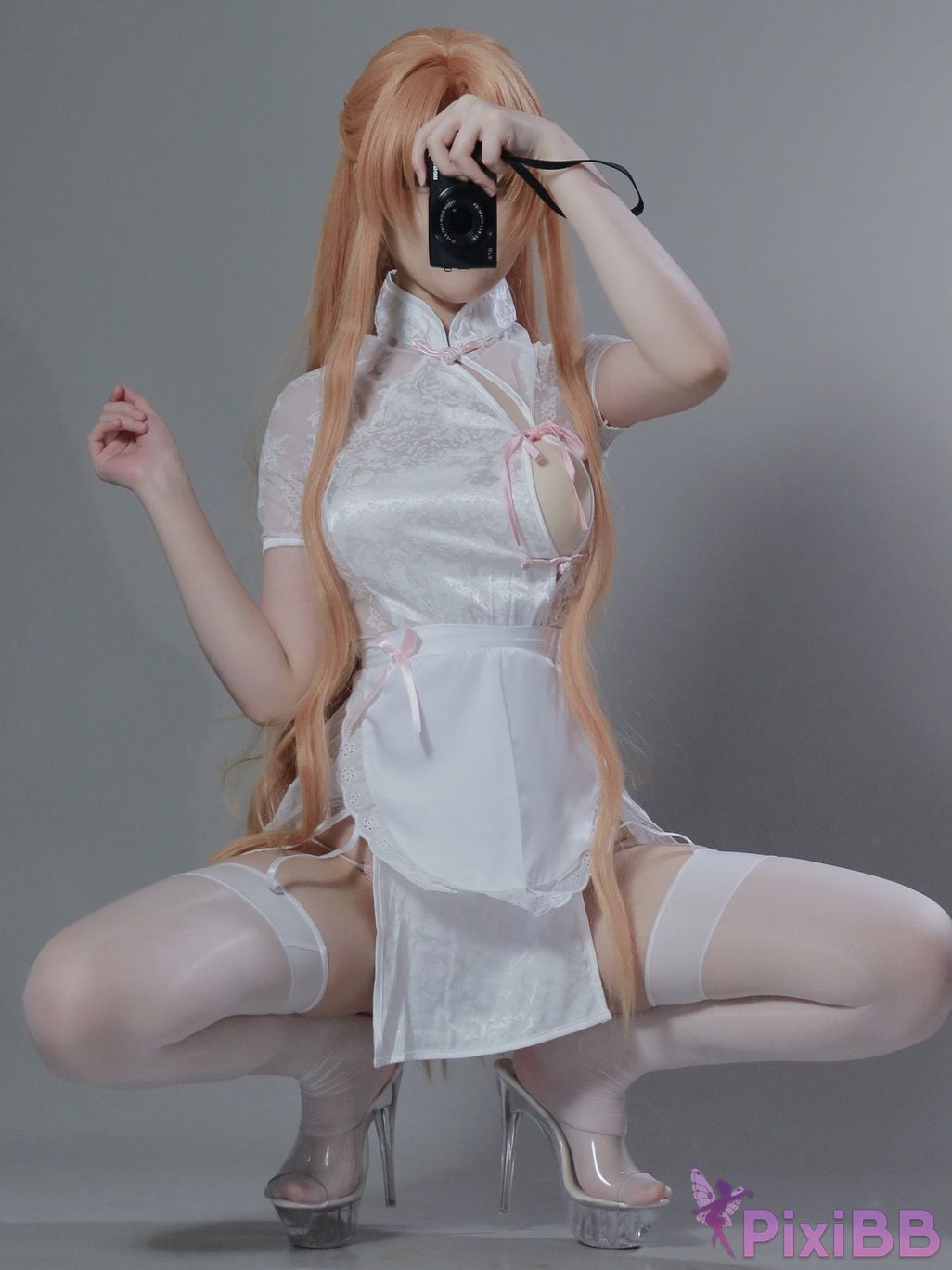 Cosplayer you ai Youmeko Asuna Chinese maid PixiBB.COM 010