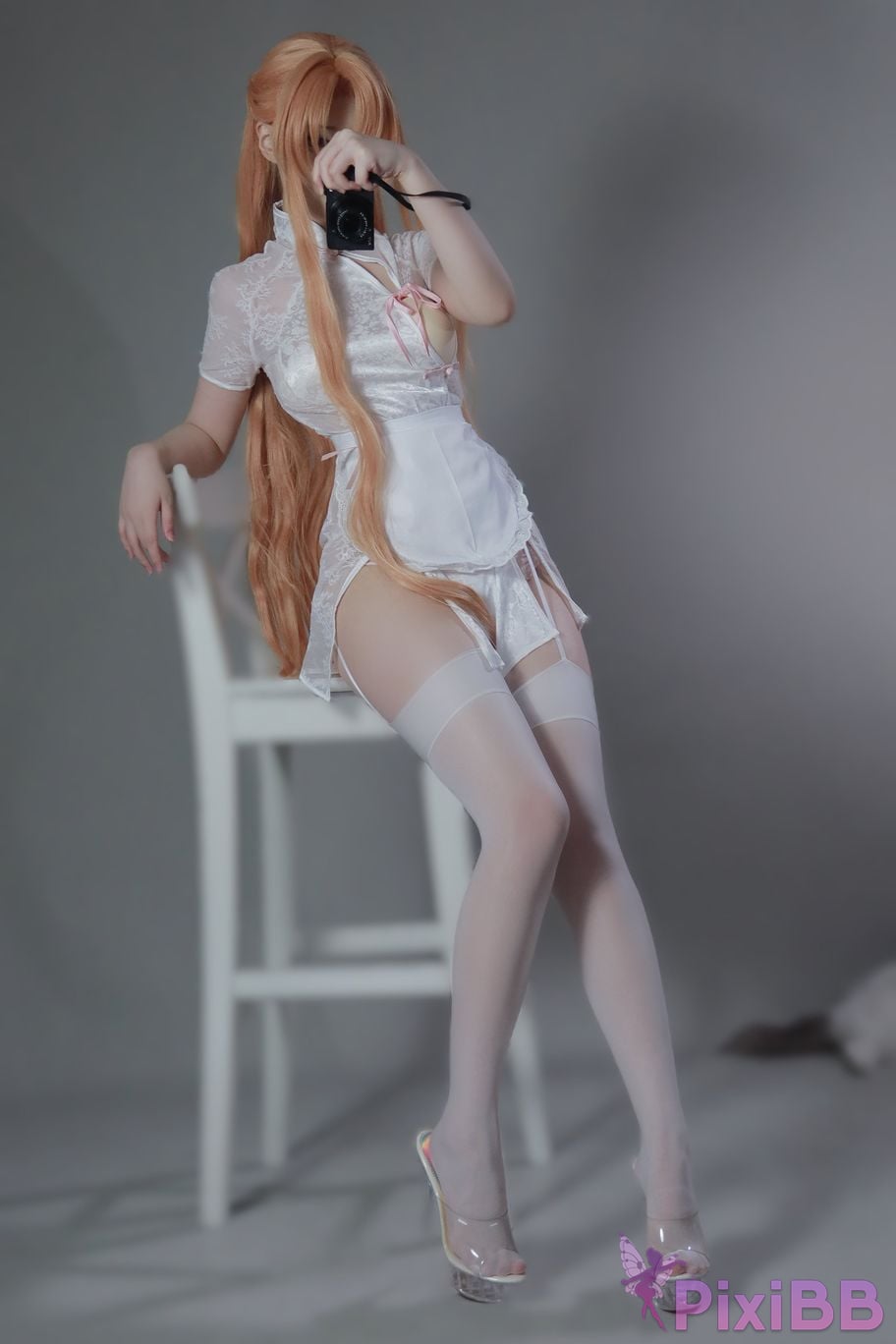 Cosplayer you ai Youmeko Asuna Chinese maid PixiBB.COM 020