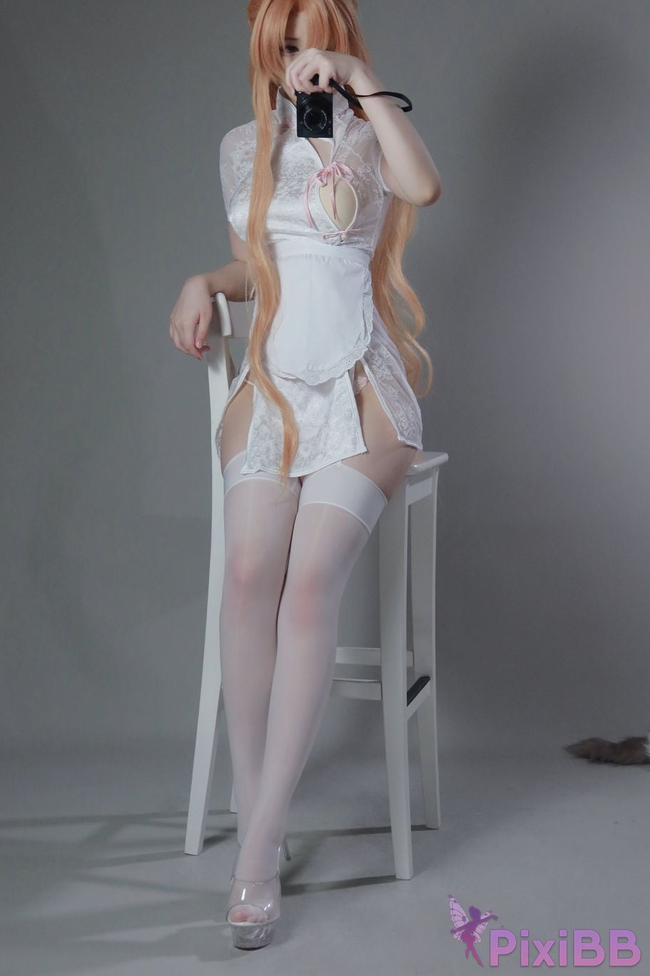 Cosplayer you ai Youmeko Asuna Chinese maid PixiBB.COM 022