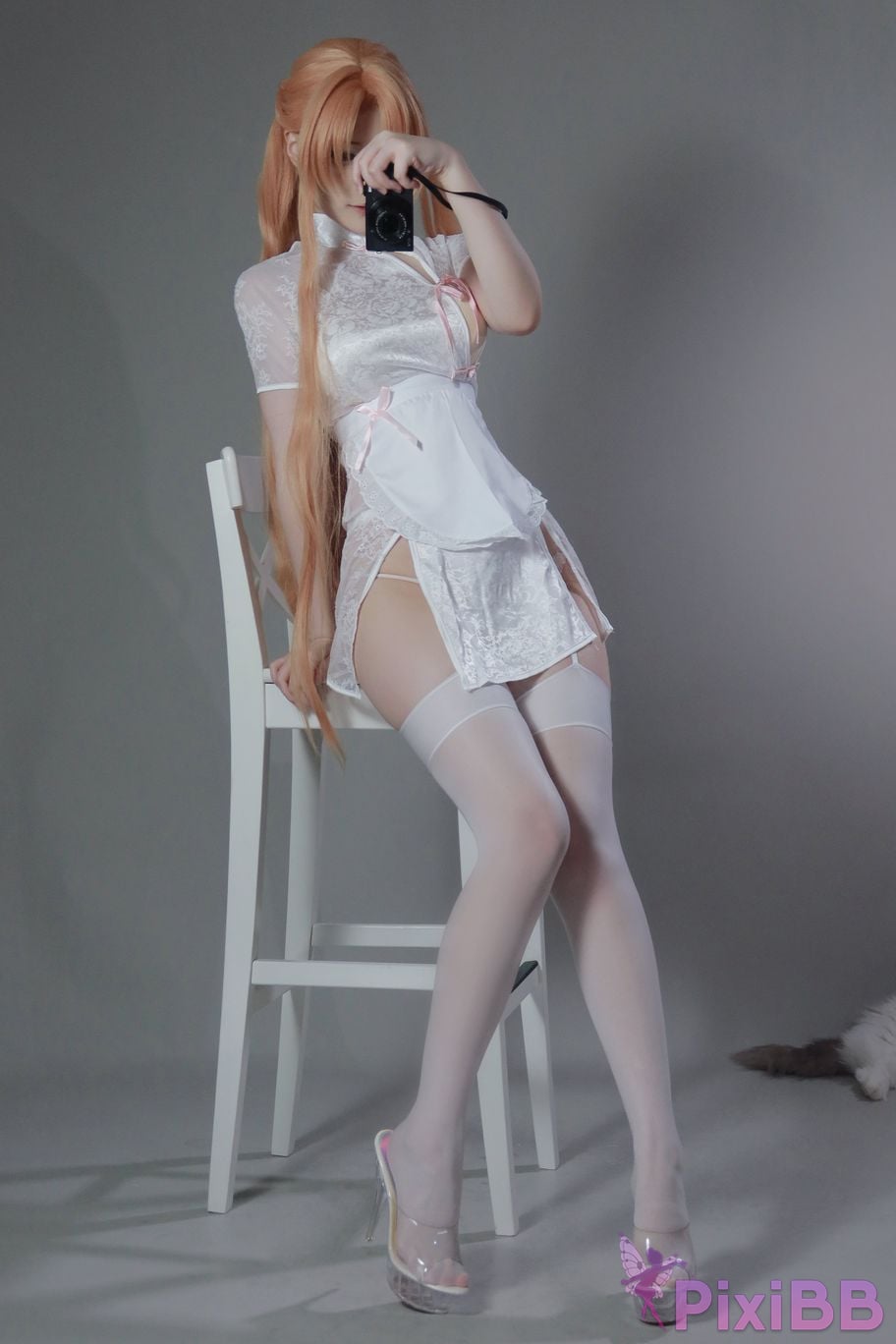 Cosplayer you ai Youmeko Asuna Chinese maid PixiBB.COM 023