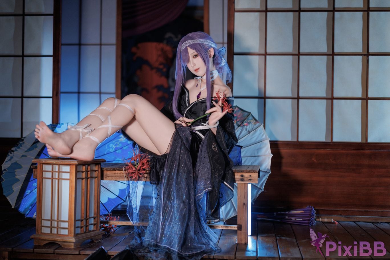 Cosplayer Fengjiang v azur lane Asama PixiBB.COM 005