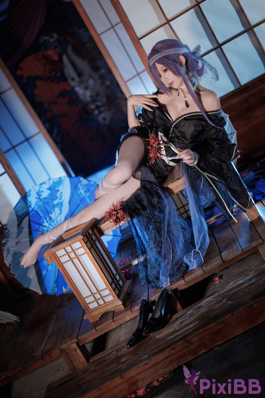 Cosplayer Fengjiang v azur lane Asama PixiBB.COM 007
