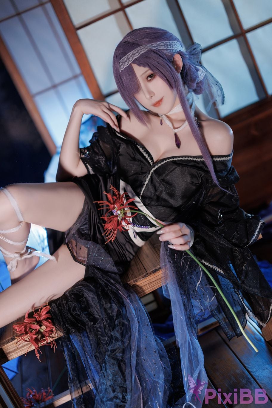 Cosplayer Fengjiang v azur lane Asama PixiBB.COM 008