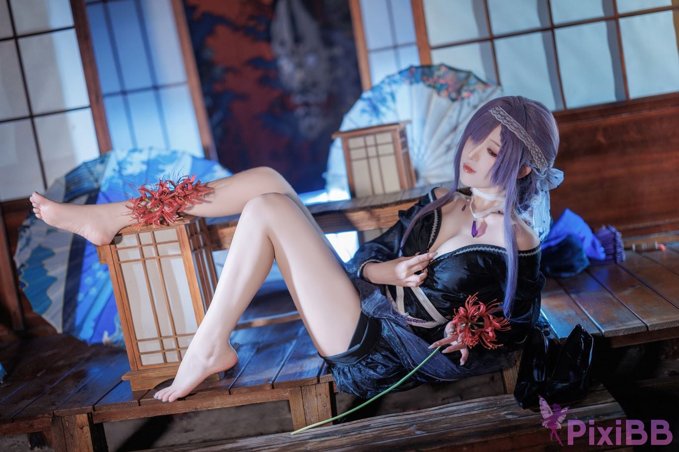 Cosplayer Fengjiang v azur lane Asama PixiBB.COM 016