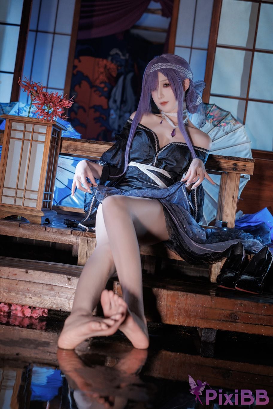 Cosplayer Fengjiang v azur lane Asama PixiBB.COM 018