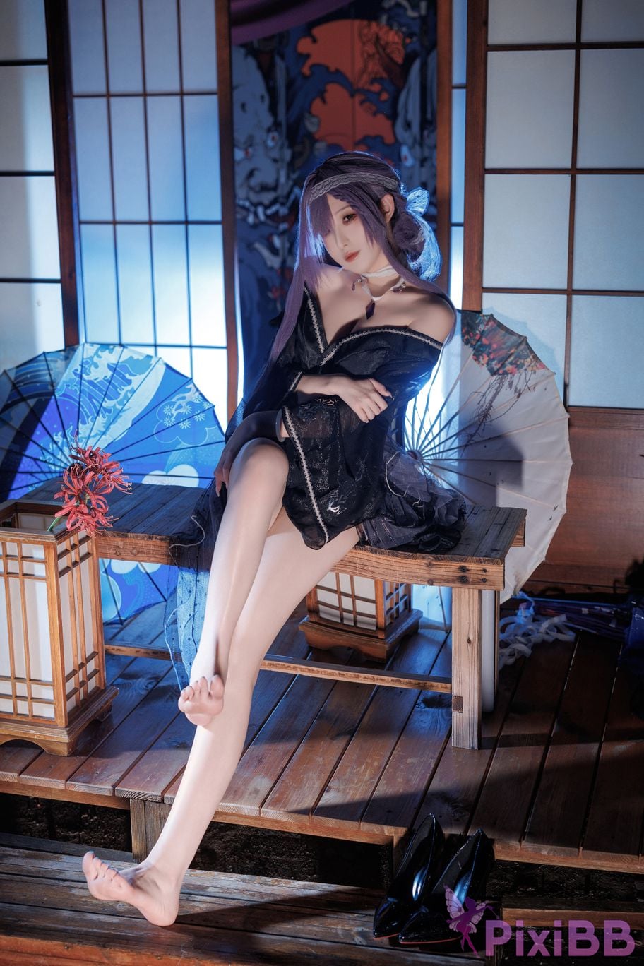 Cosplayer Fengjiang v azur lane Asama PixiBB.COM 025