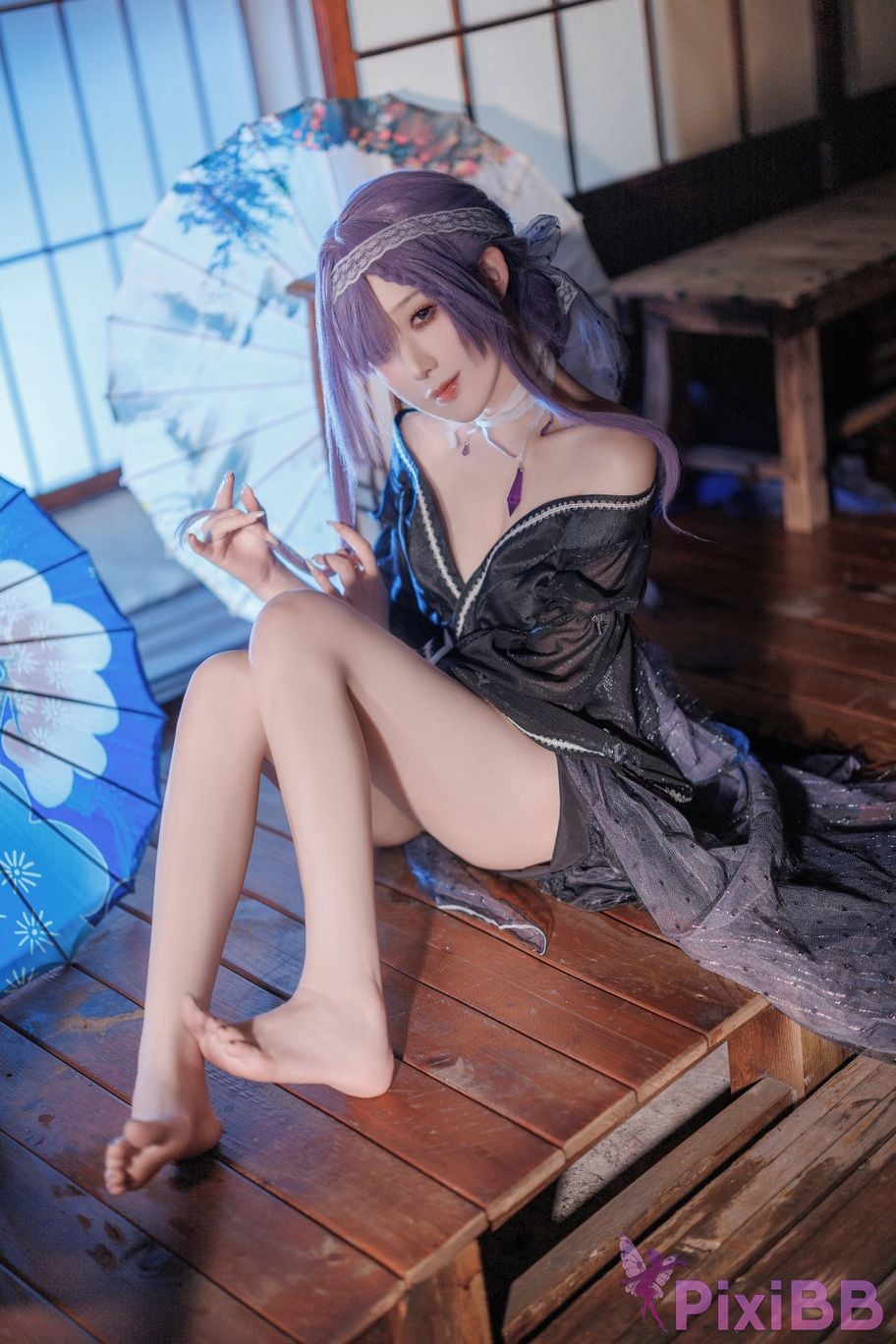 Cosplayer Fengjiang v azur lane Asama PixiBB.COM 031