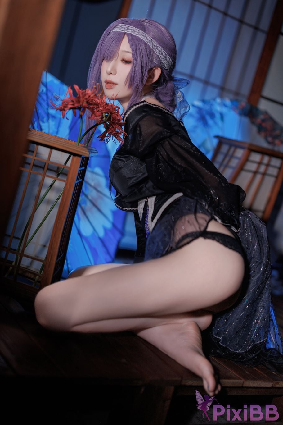 Cosplayer Fengjiang v azur lane Asama PixiBB.COM 035