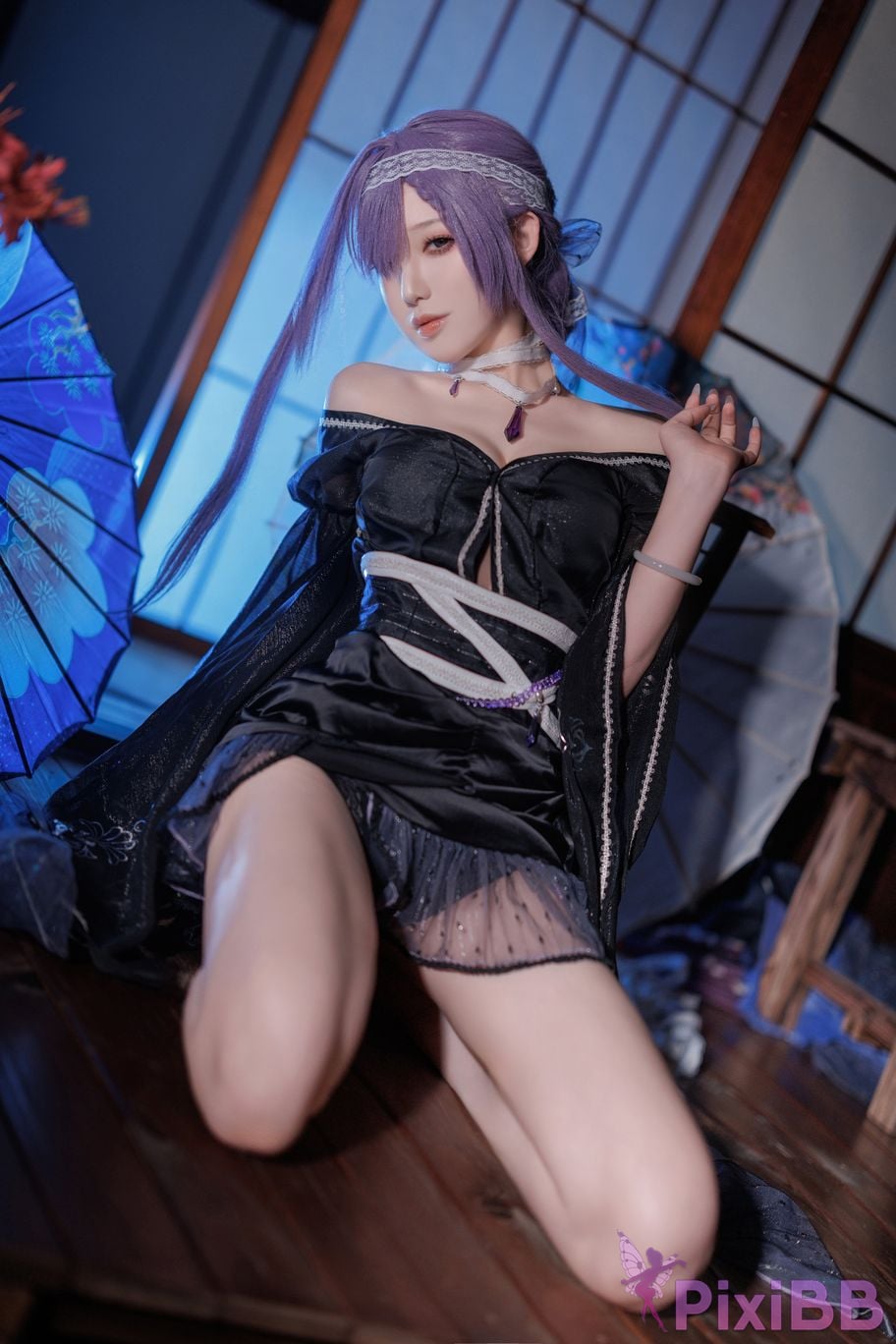 Cosplayer Fengjiang v azur lane Asama PixiBB.COM 037
