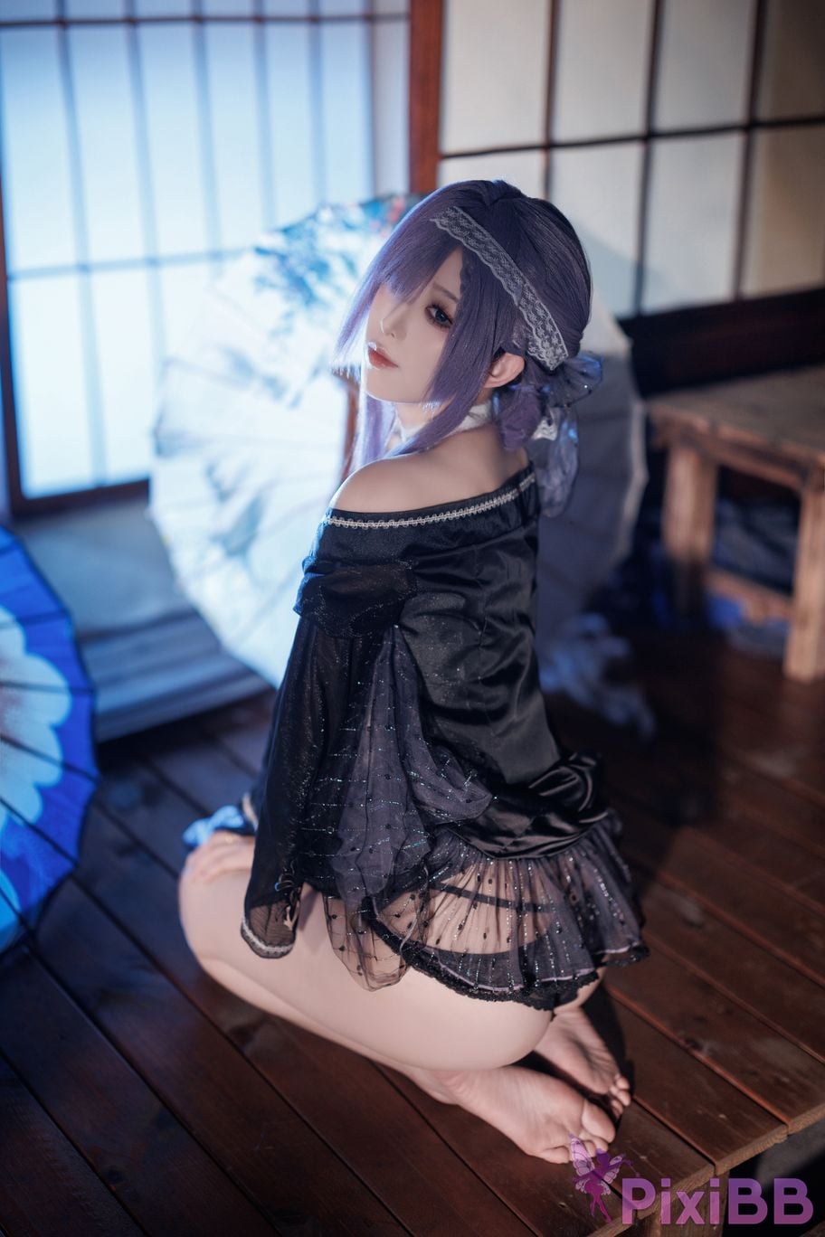 Cosplayer Fengjiang v azur lane Asama PixiBB.COM 038