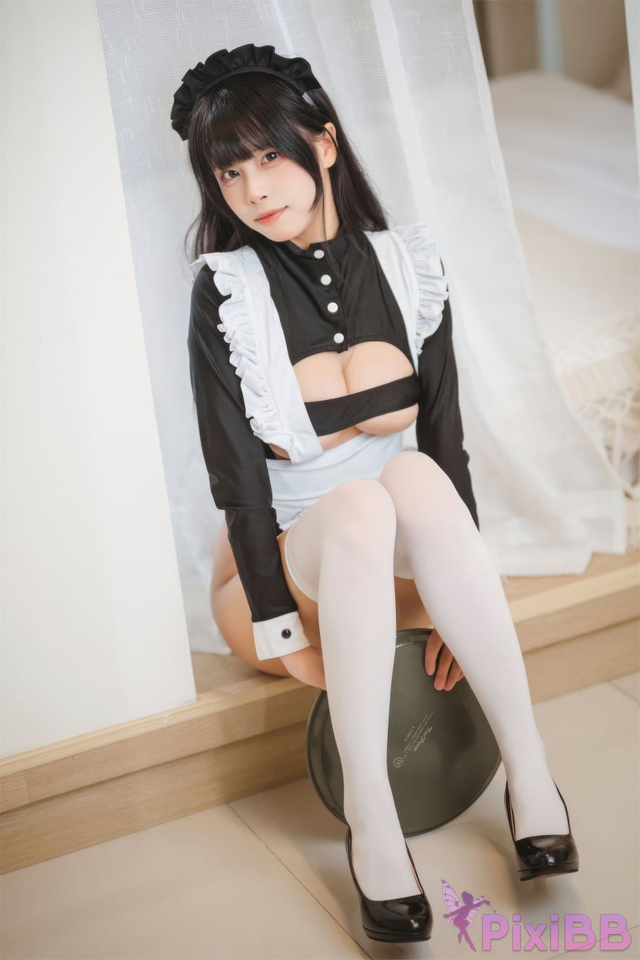 Cosplay Three No Type High Square Maid PixiBB.COM 001