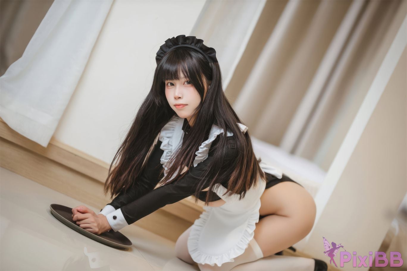 Cosplay Three No Type High Square Maid PixiBB.COM 003
