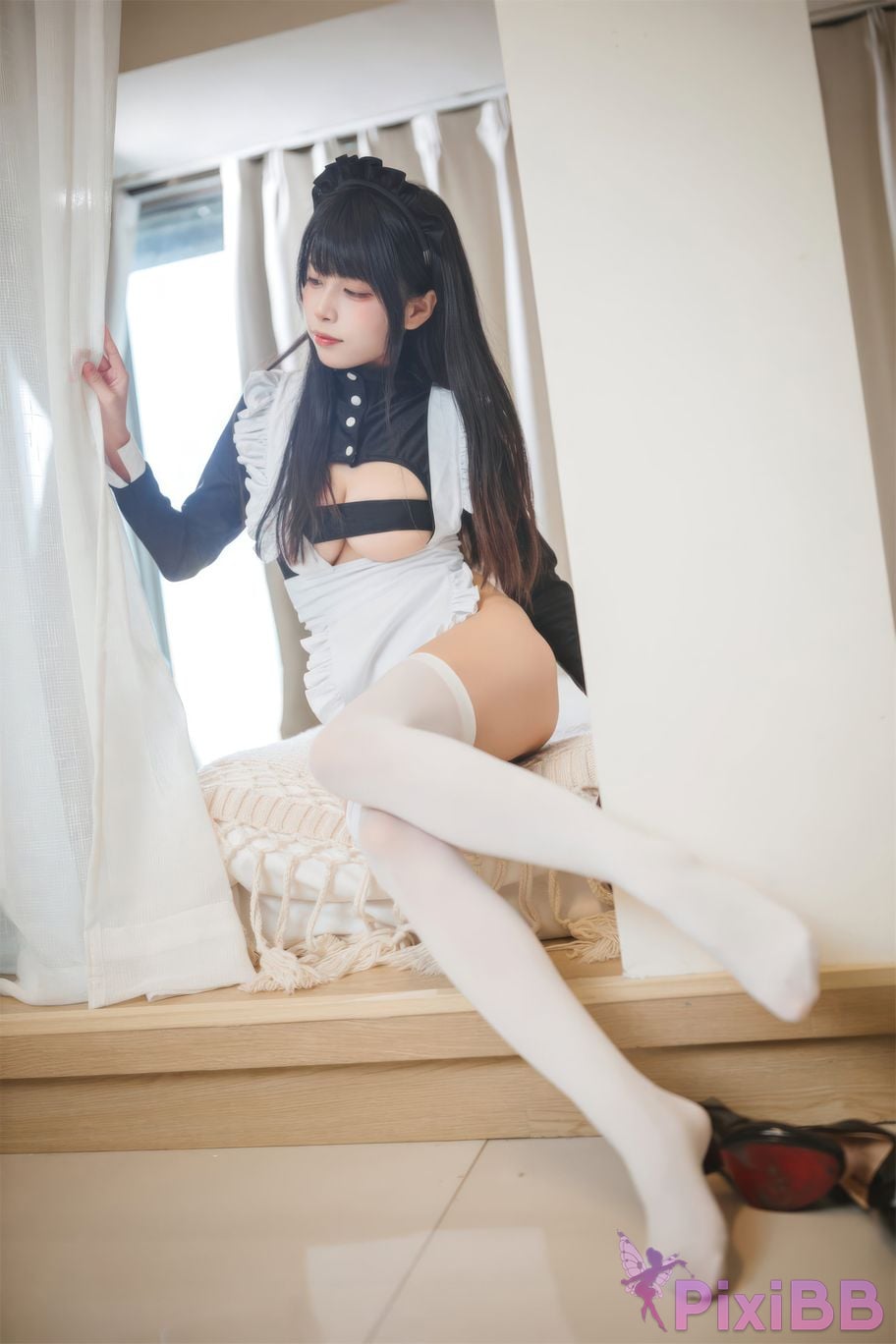 Cosplay Three No Type High Square Maid PixiBB.COM 020