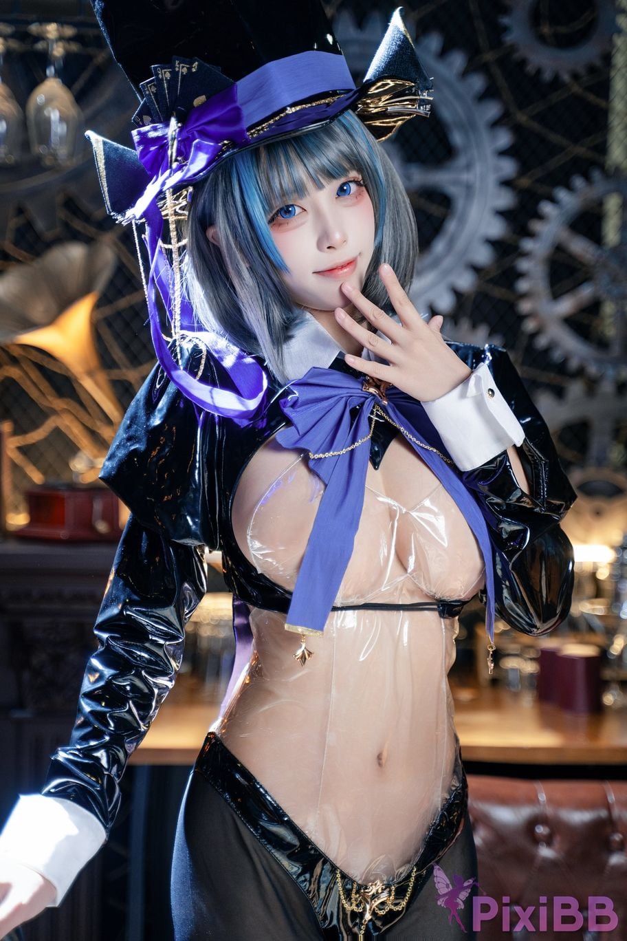 Cosplay Three No Type Azur Blue Route Cheshires Gorgeous Night Dream PixiBB.COM 006
