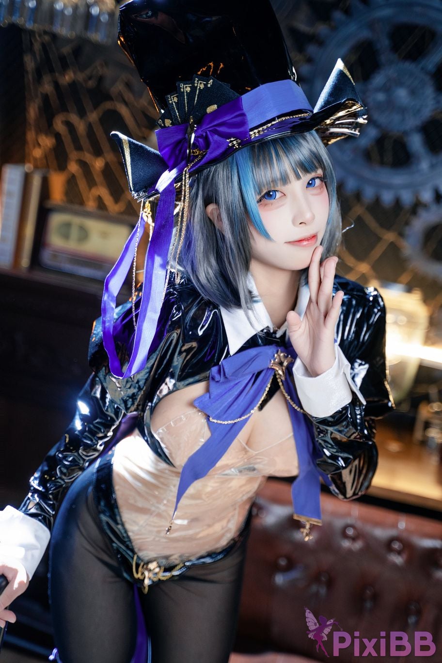 Cosplay Three No Type Azur Blue Route Cheshires Gorgeous Night Dream PixiBB.COM 007