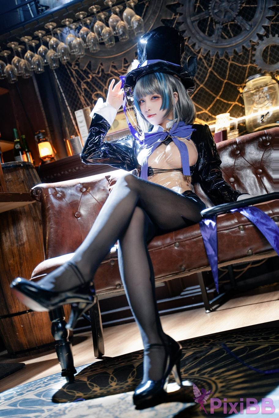 Cosplay Three No Type Azur Blue Route Cheshires Gorgeous Night Dream PixiBB.COM 008