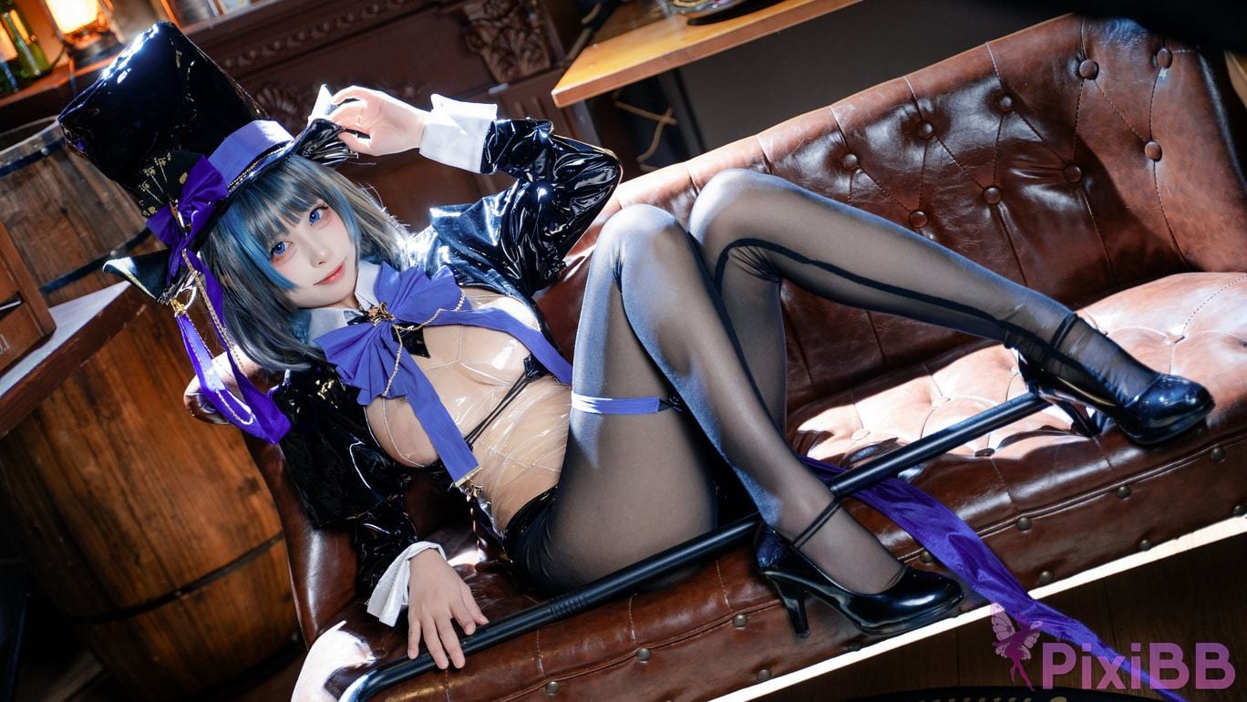 Cosplay Three No Type Azur Blue Route Cheshires Gorgeous Night Dream PixiBB.COM 010