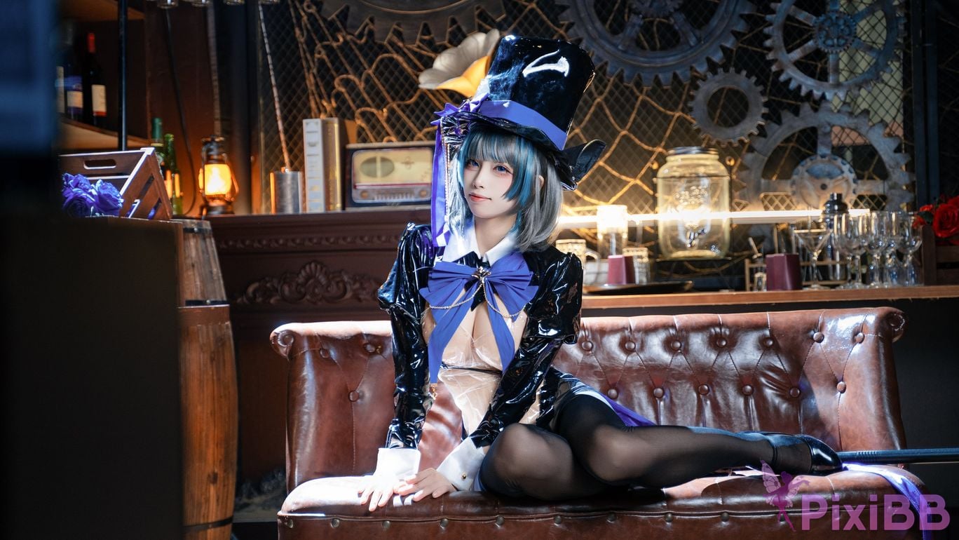 Cosplay Three No Type Azur Blue Route Cheshires Gorgeous Night Dream PixiBB.COM 014