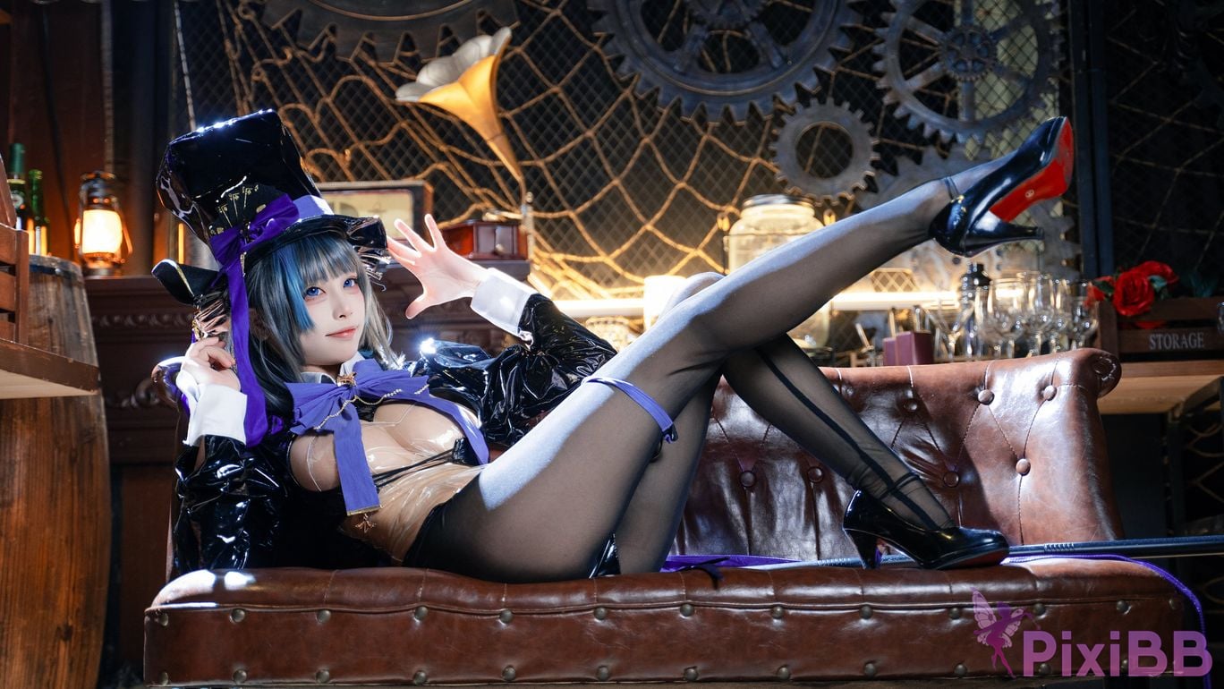 Cosplay Three No Type Azur Blue Route Cheshires Gorgeous Night Dream PixiBB.COM 017