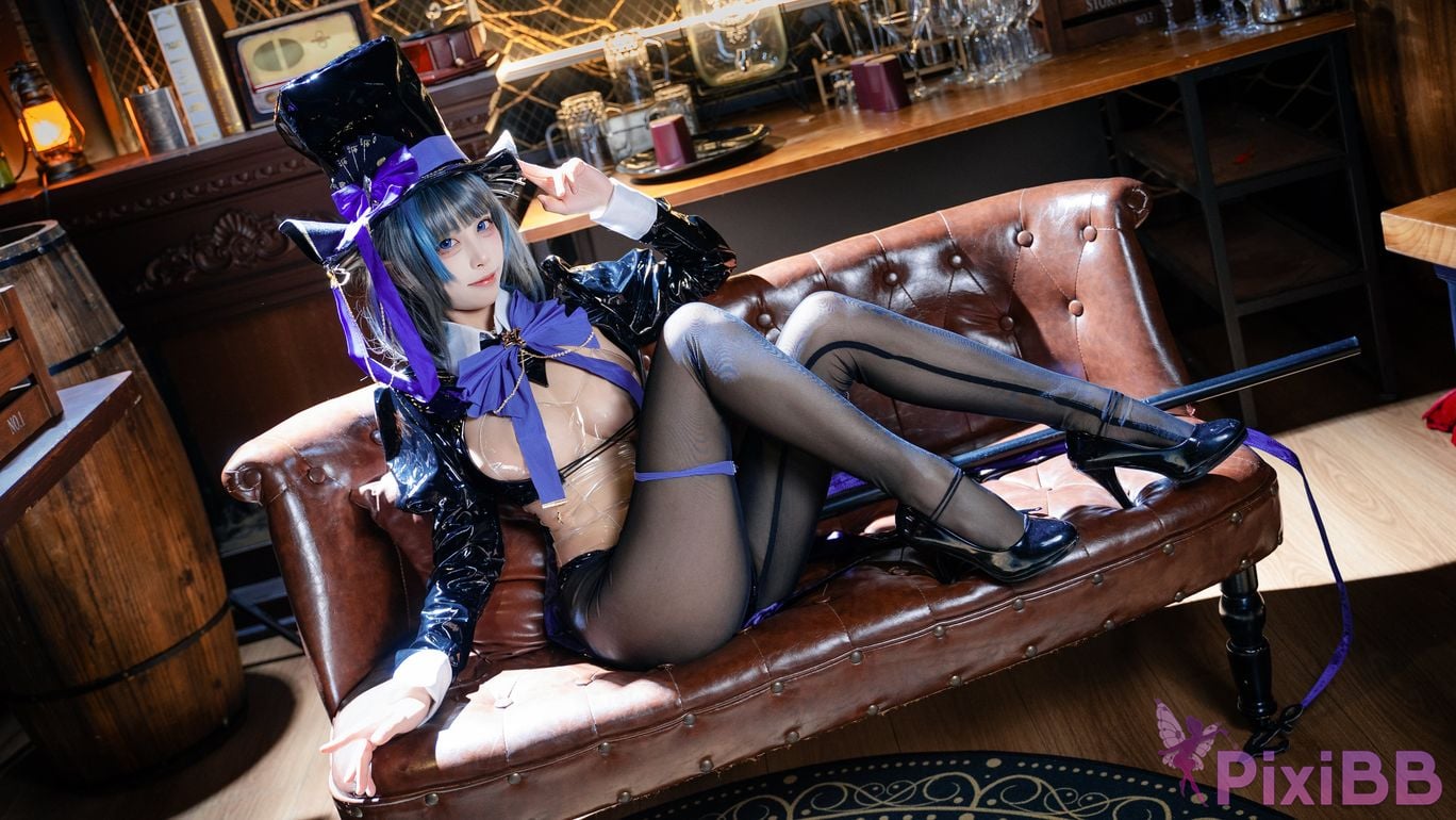 Cosplay Three No Type Azur Blue Route Cheshires Gorgeous Night Dream PixiBB.COM 018