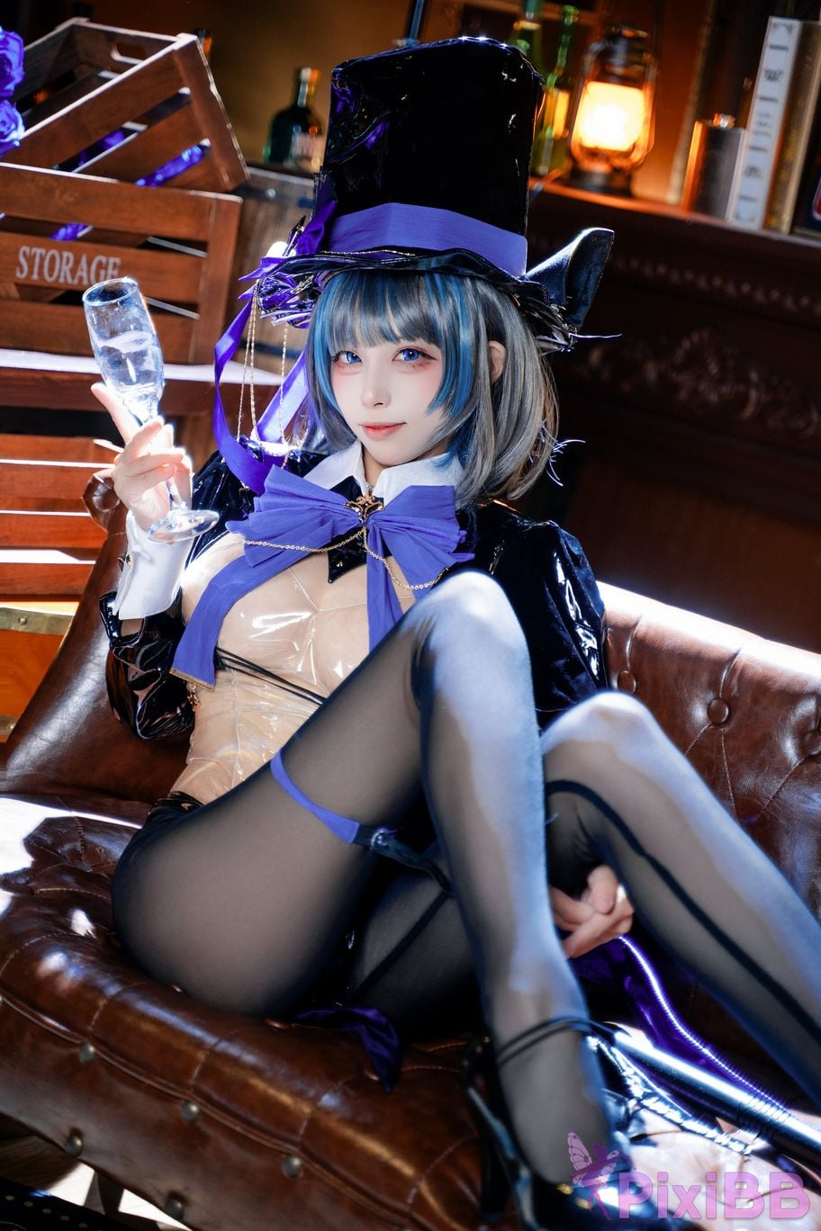 Cosplay Three No Type Azur Blue Route Cheshires Gorgeous Night Dream PixiBB.COM 019