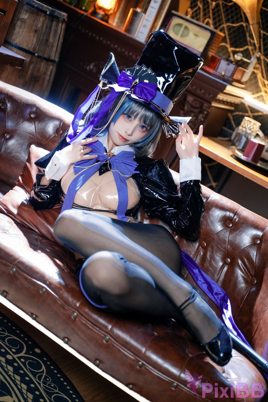 Cosplay Three No Type Azur Blue Route Cheshires Gorgeous Night Dream PixiBB.COM 023