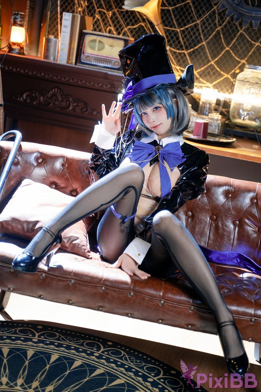 Cosplay Three No Type Azur Blue Route Cheshires Gorgeous Night Dream PixiBB.COM 025