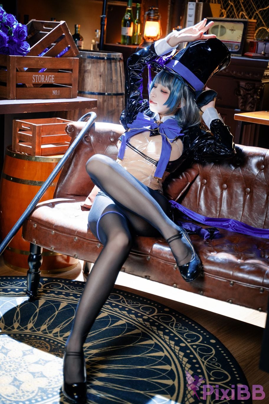 Cosplay Three No Type Azur Blue Route Cheshires Gorgeous Night Dream PixiBB.COM 026
