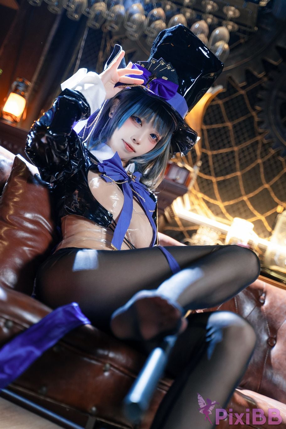 Cosplay Three No Type Azur Blue Route Cheshires Gorgeous Night Dream PixiBB.COM 029