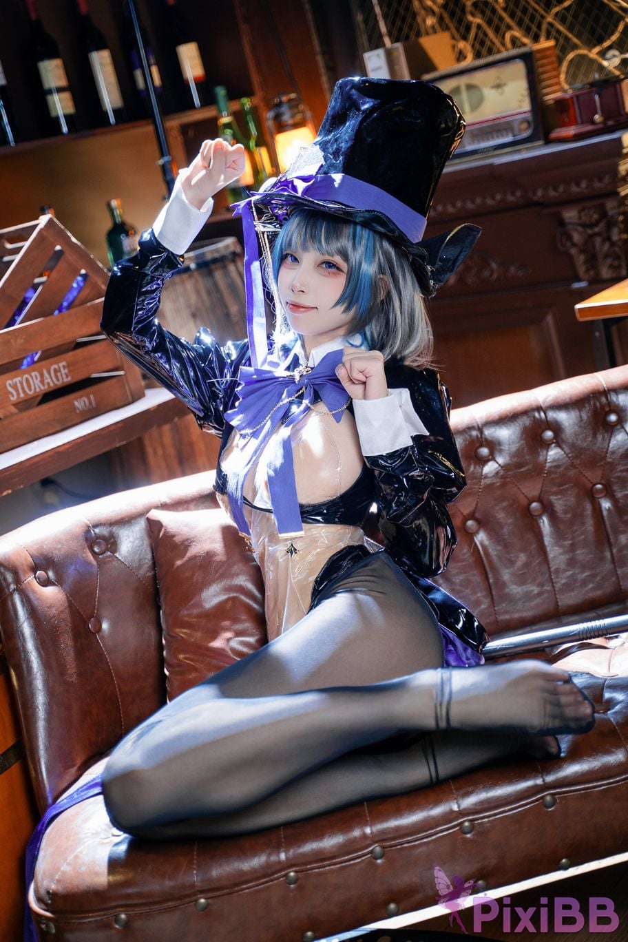 Cosplay Three No Type Azur Blue Route Cheshires Gorgeous Night Dream PixiBB.COM 031