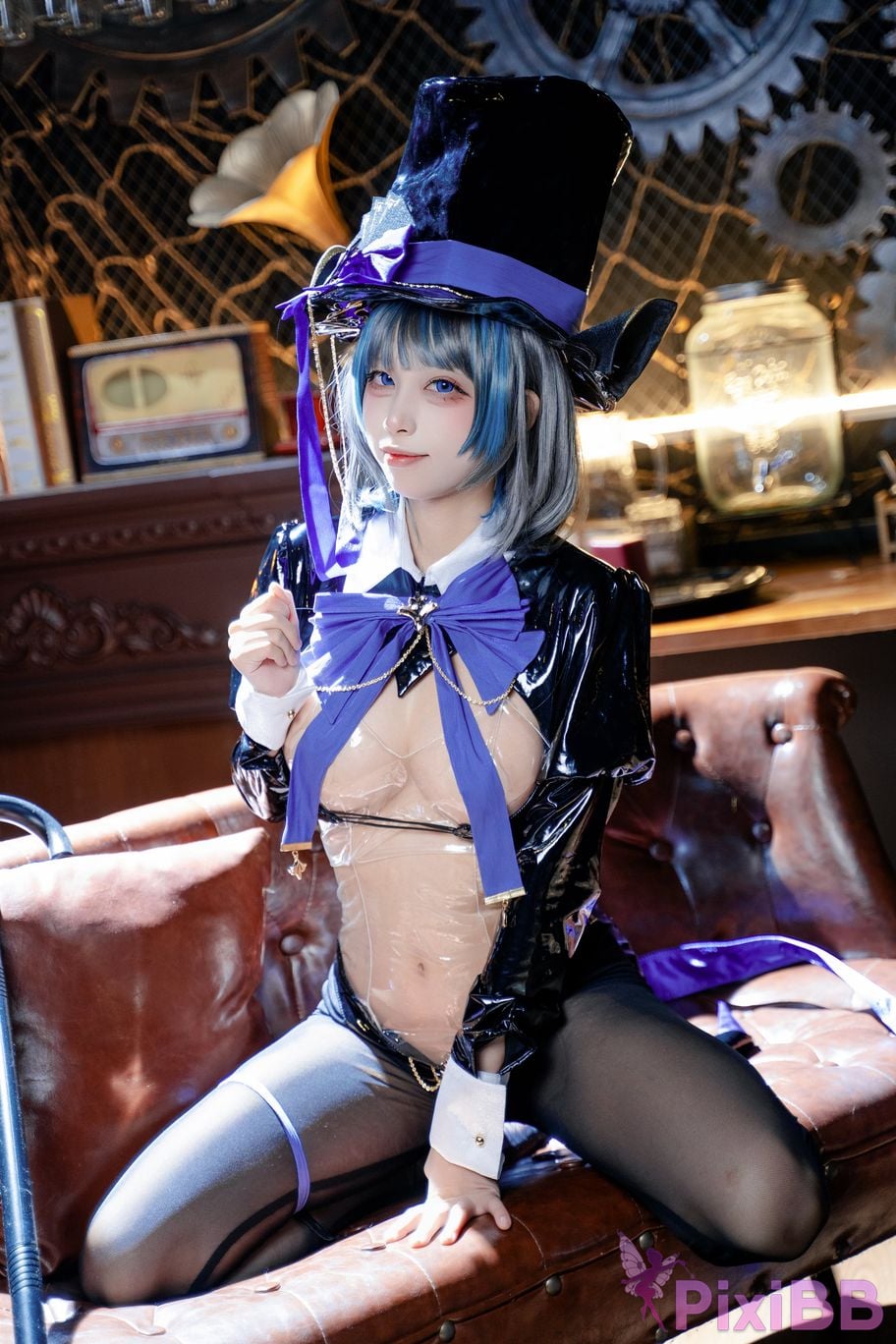 Cosplay Three No Type Azur Blue Route Cheshires Gorgeous Night Dream PixiBB.COM 038
