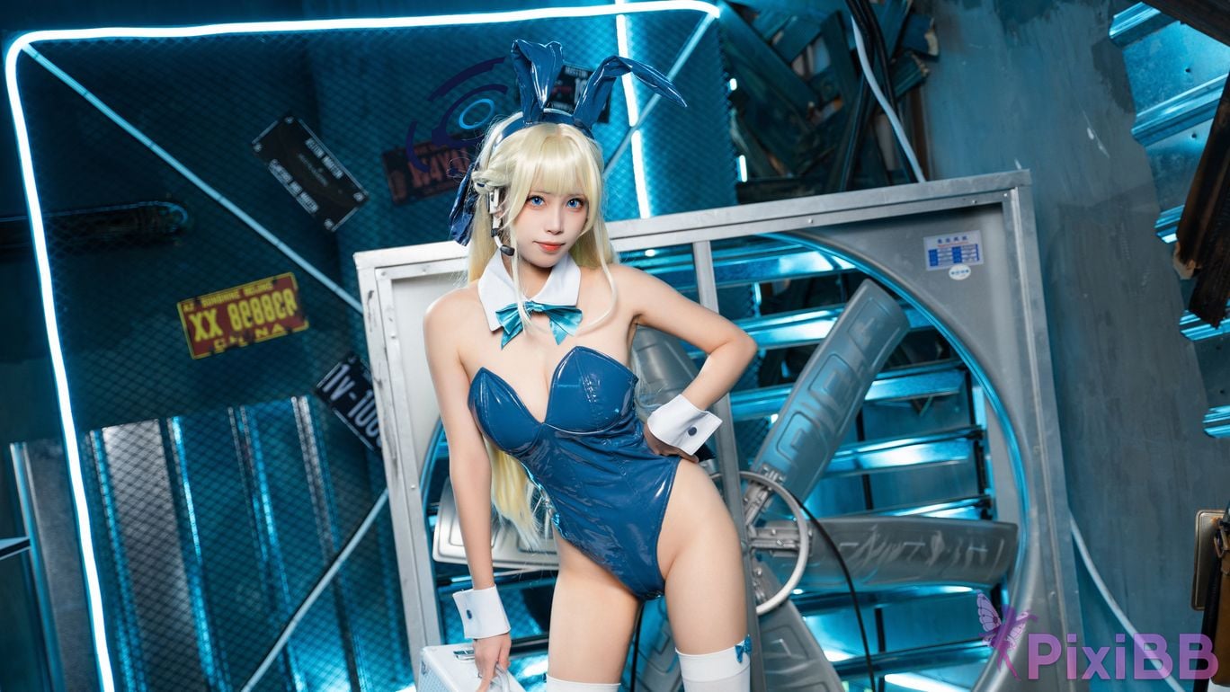 Coser Blue Archives Rabbit girl when flying birds and horses PixiBB.COM 008