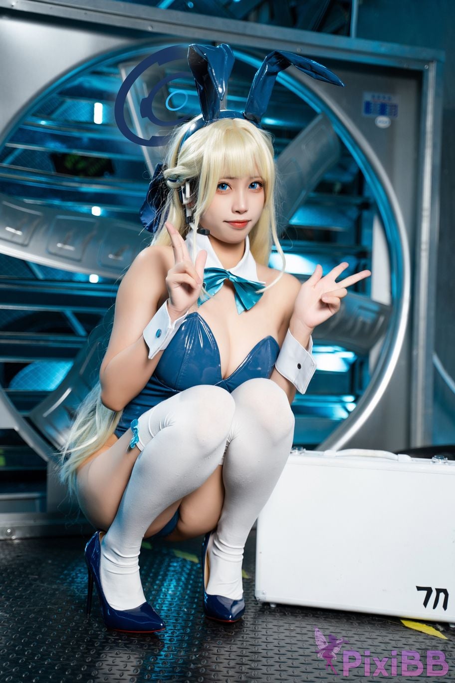 Coser Blue Archives Rabbit girl when flying birds and horses PixiBB.COM 020