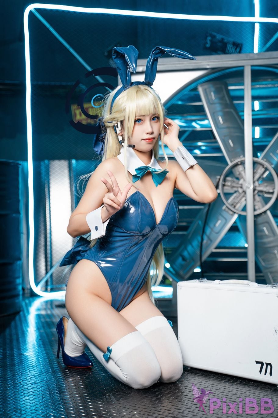 Coser Blue Archives Rabbit girl when flying birds and horses PixiBB.COM 028
