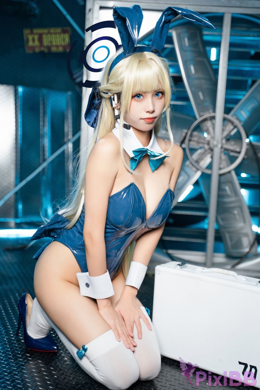 Coser Blue Archives Rabbit girl when flying birds and horses PixiBB.COM 029