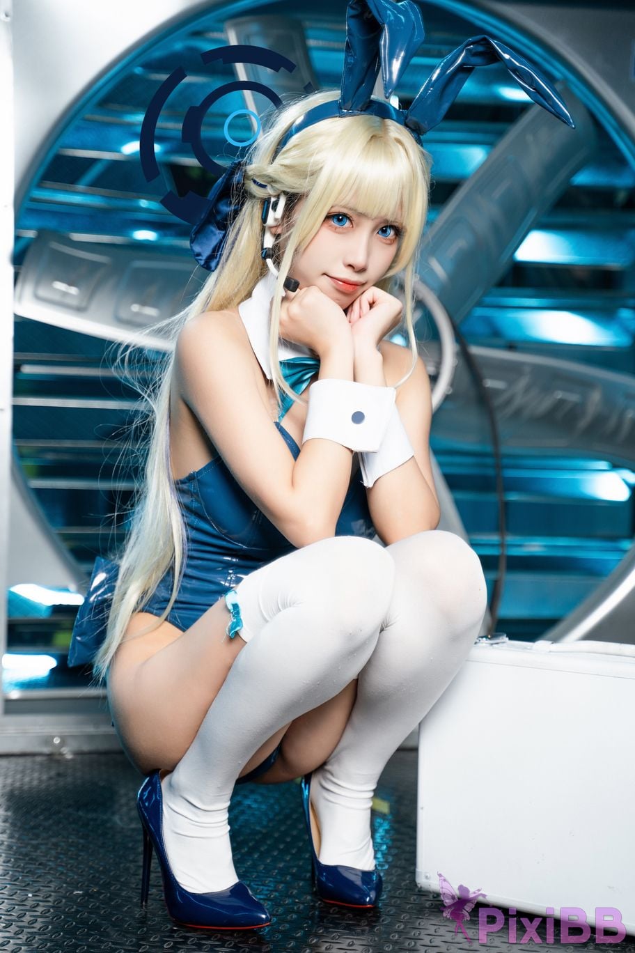 Coser Blue Archives Rabbit girl when flying birds and horses PixiBB.COM 031
