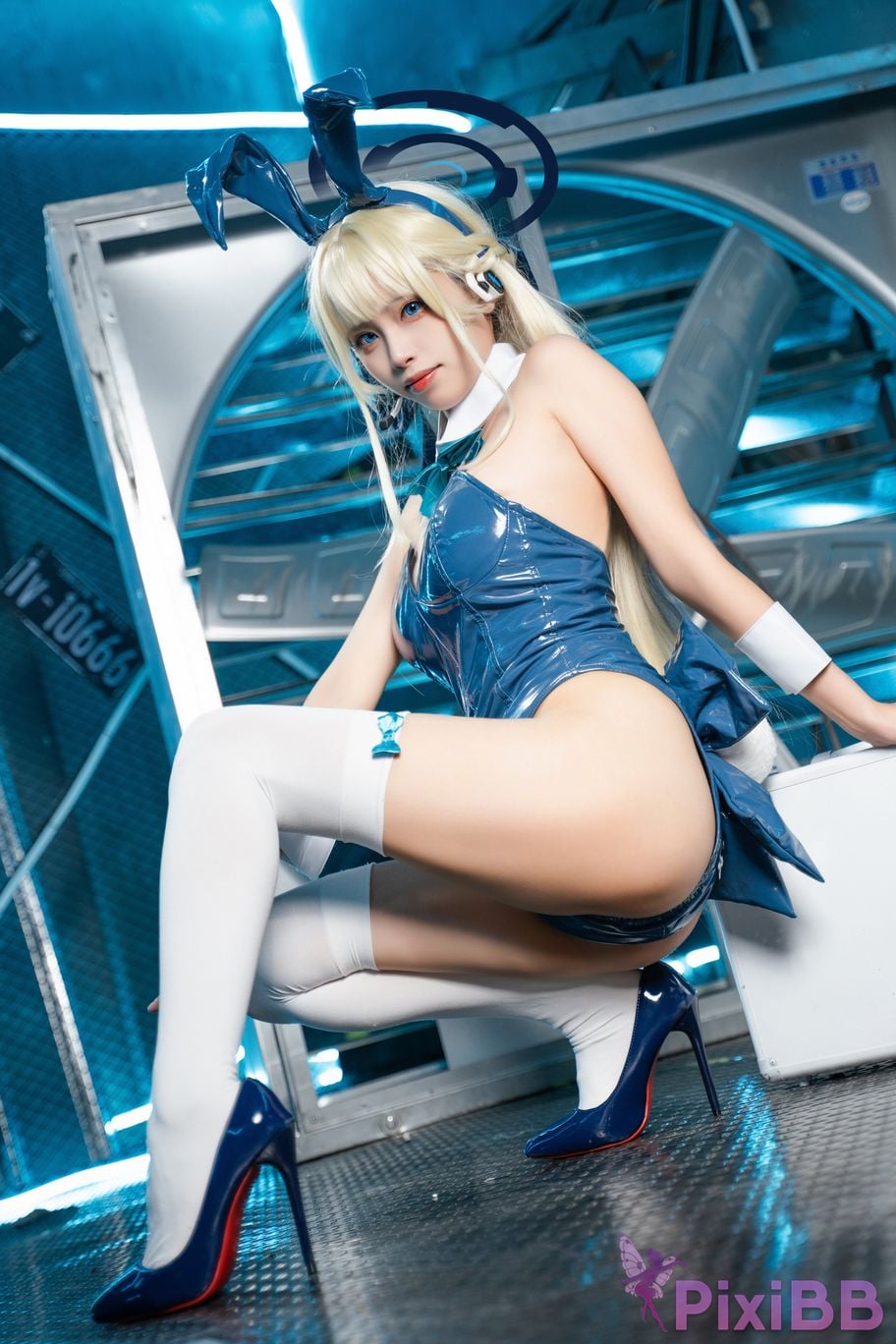 Coser Blue Archives Rabbit girl when flying birds and horses PixiBB.COM 032
