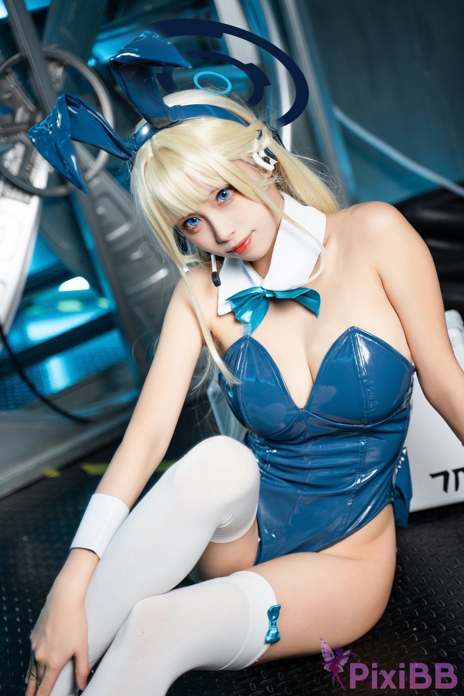 Coser Blue Archives Rabbit girl when flying birds and horses PixiBB.COM 035