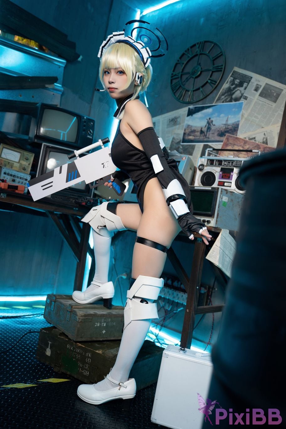 Coser Blue Archives Rabbit girl when flying birds and horses PixiBB.COM 046
