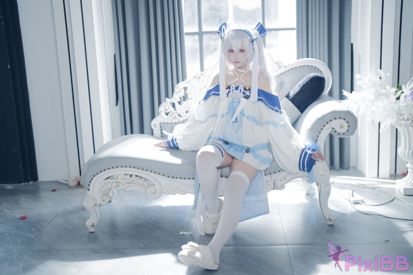 Cosplayer lunananya azur lane Lafite II PixiBB.COM 001