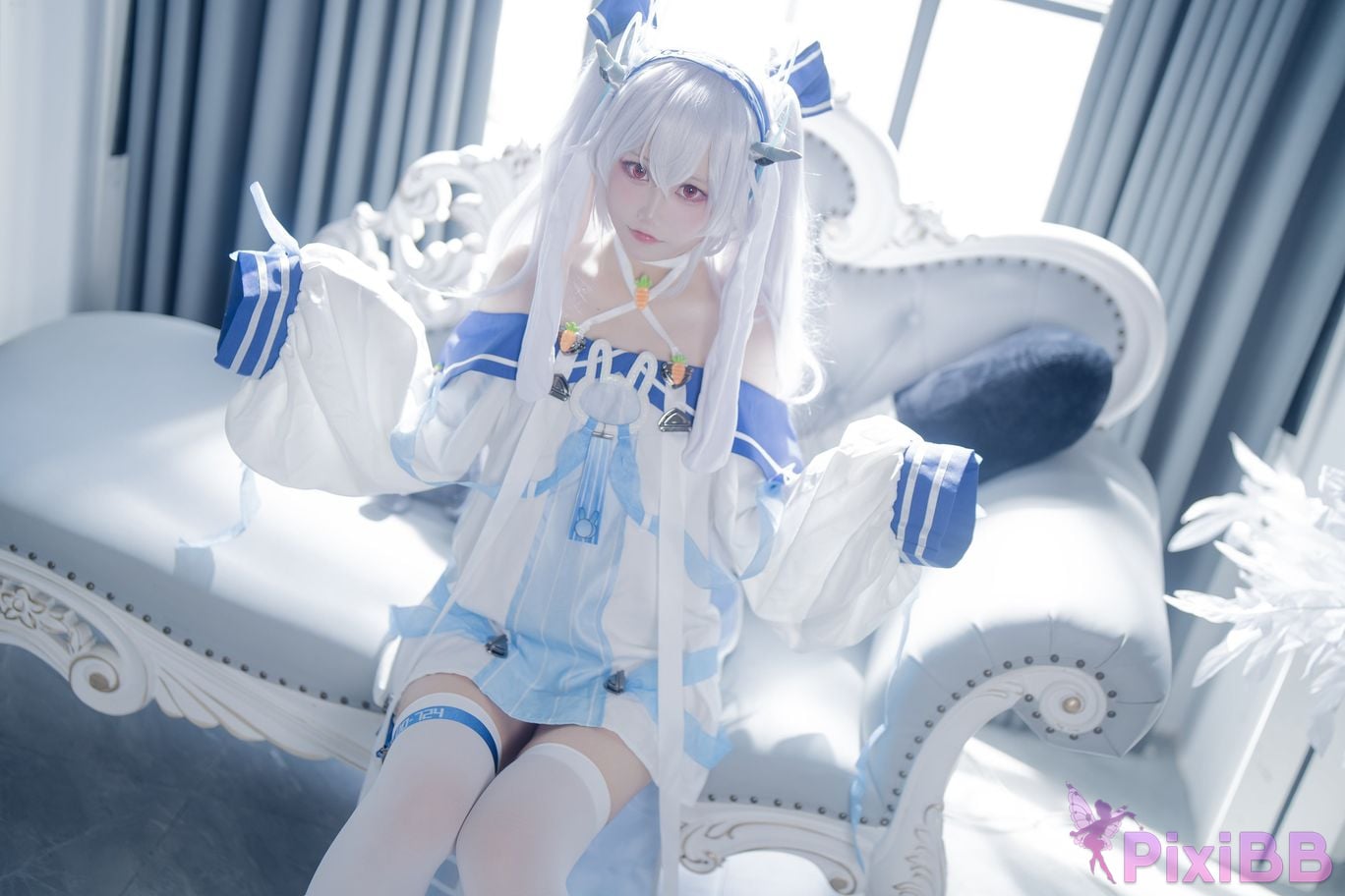Cosplayer lunananya azur lane Lafite II PixiBB.COM 004