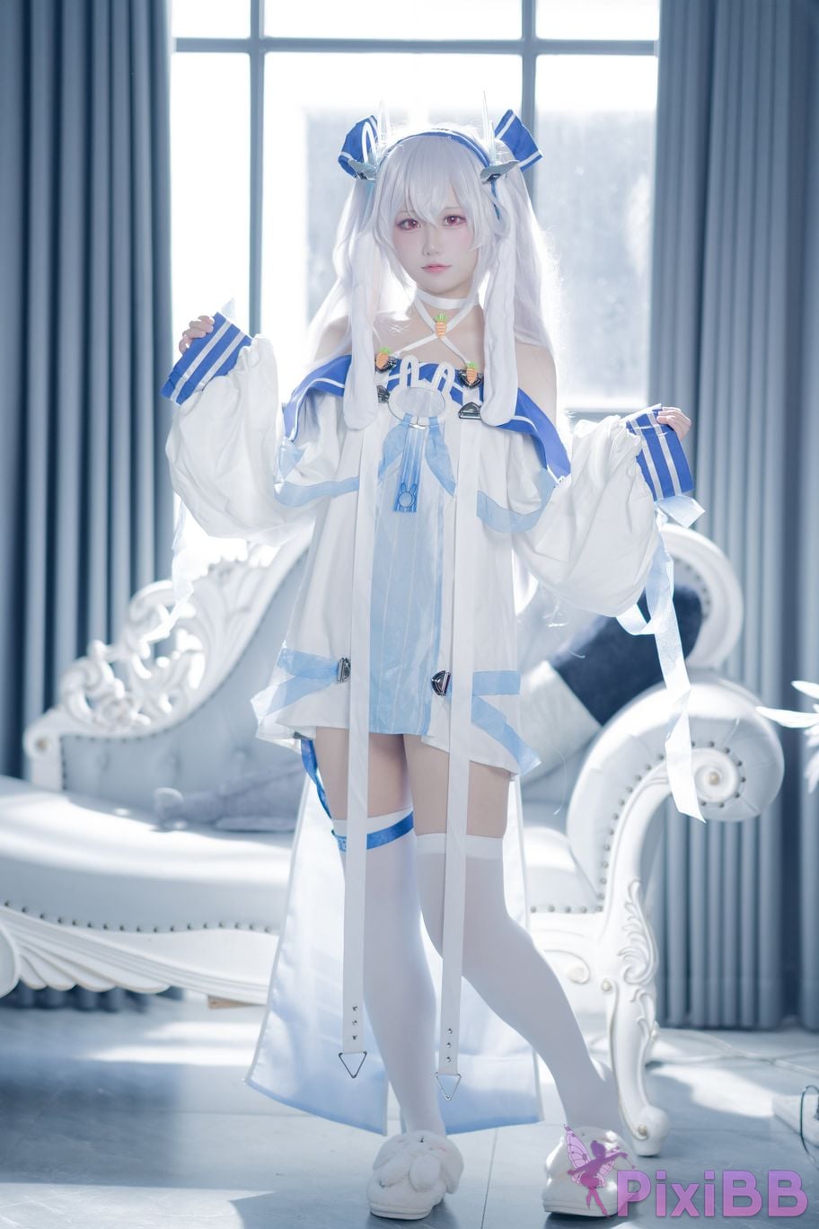Cosplayer lunananya azur lane Lafite II PixiBB.COM 006