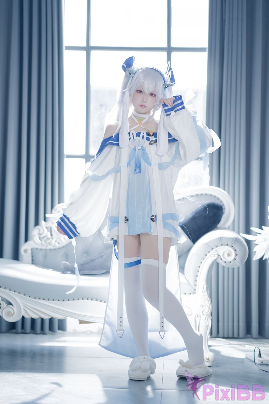 Cosplayer lunananya azur lane Lafite II PixiBB.COM 007