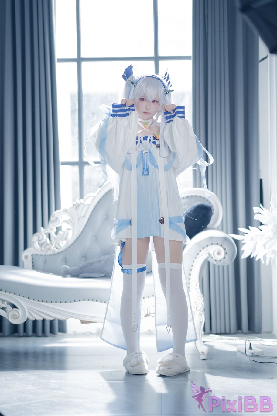 Cosplayer lunananya azur lane Lafite II PixiBB.COM 009