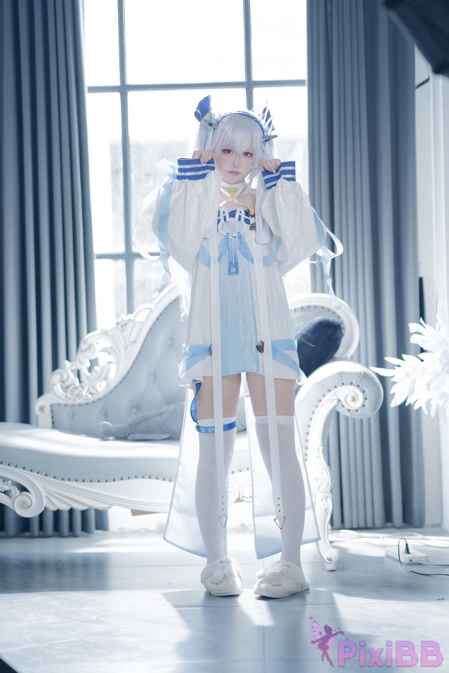 Cosplayer lunananya azur lane Lafite II PixiBB.COM 010