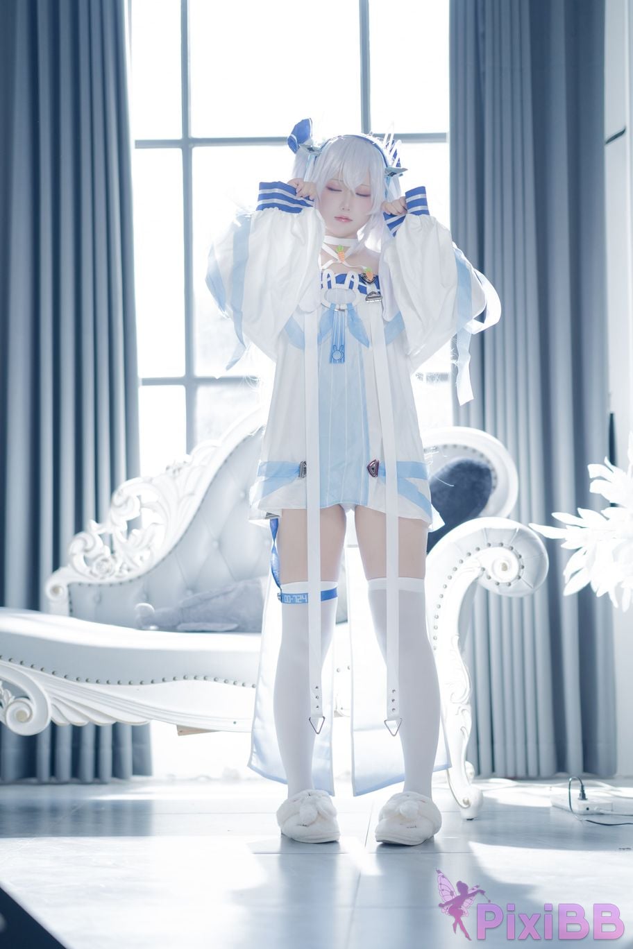 Cosplayer lunananya azur lane Lafite II PixiBB.COM 011