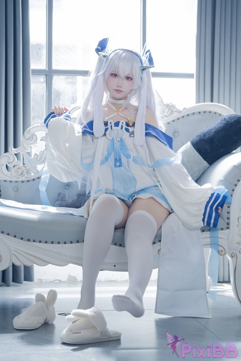 Cosplayer lunananya azur lane Lafite II PixiBB.COM 022
