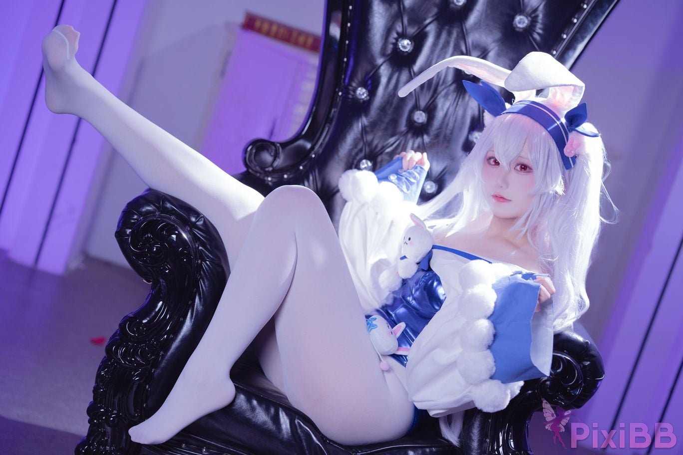 Cosplayer lunananya azur lane Lafite II PixiBB.COM 036