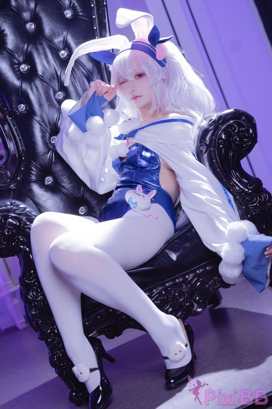 Cosplayer lunananya azur lane Lafite II PixiBB.COM 045