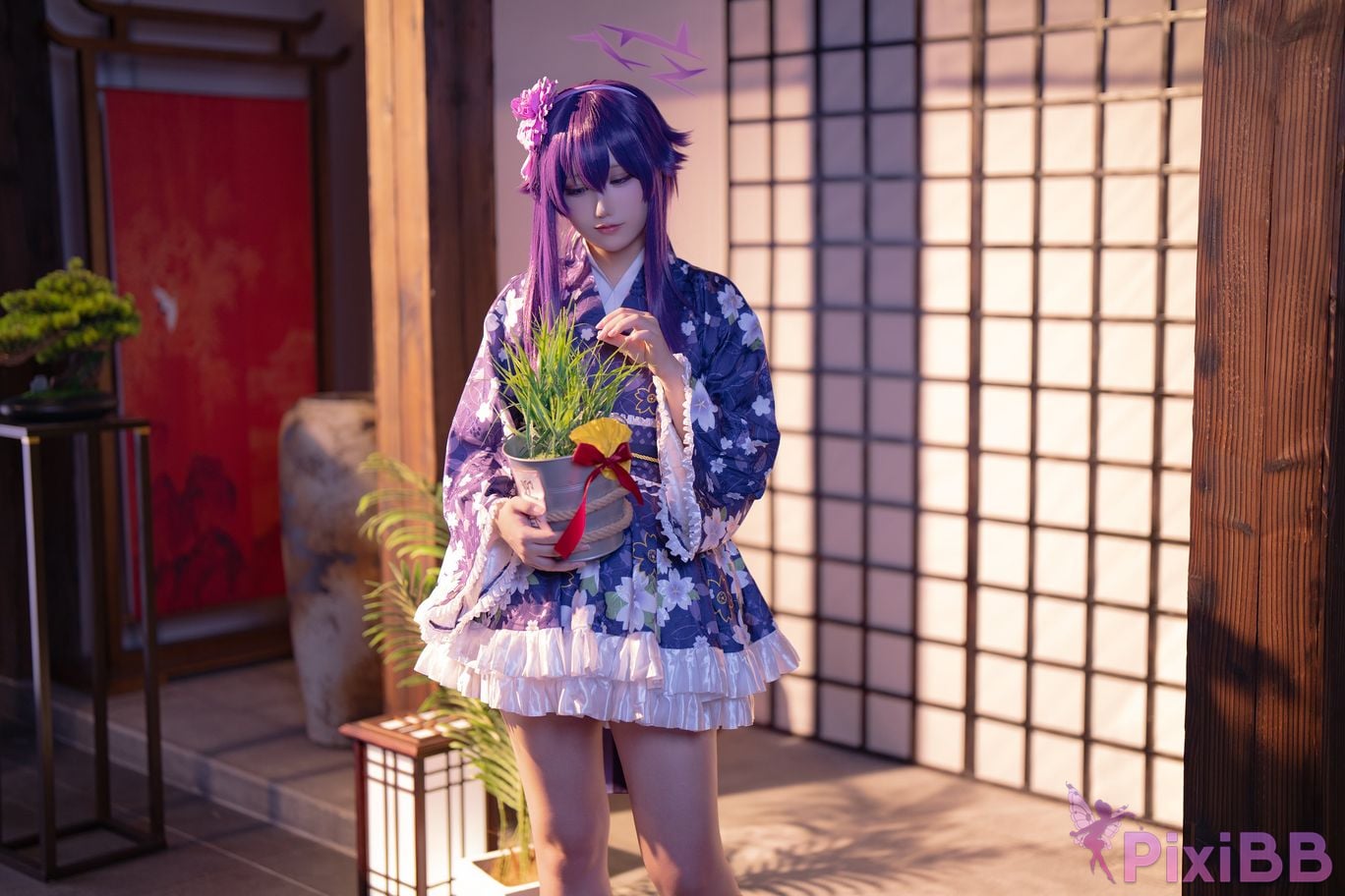 Cosplay Lunananya Blue Archive Igusa Haruka New Year PixiBB.COM 002